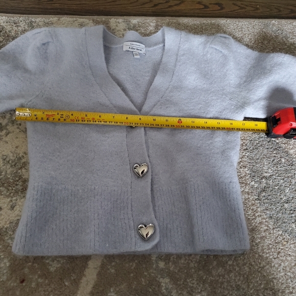 & Other Stories | Powder Blue Button Up Cardigian - Picture 7 of 9